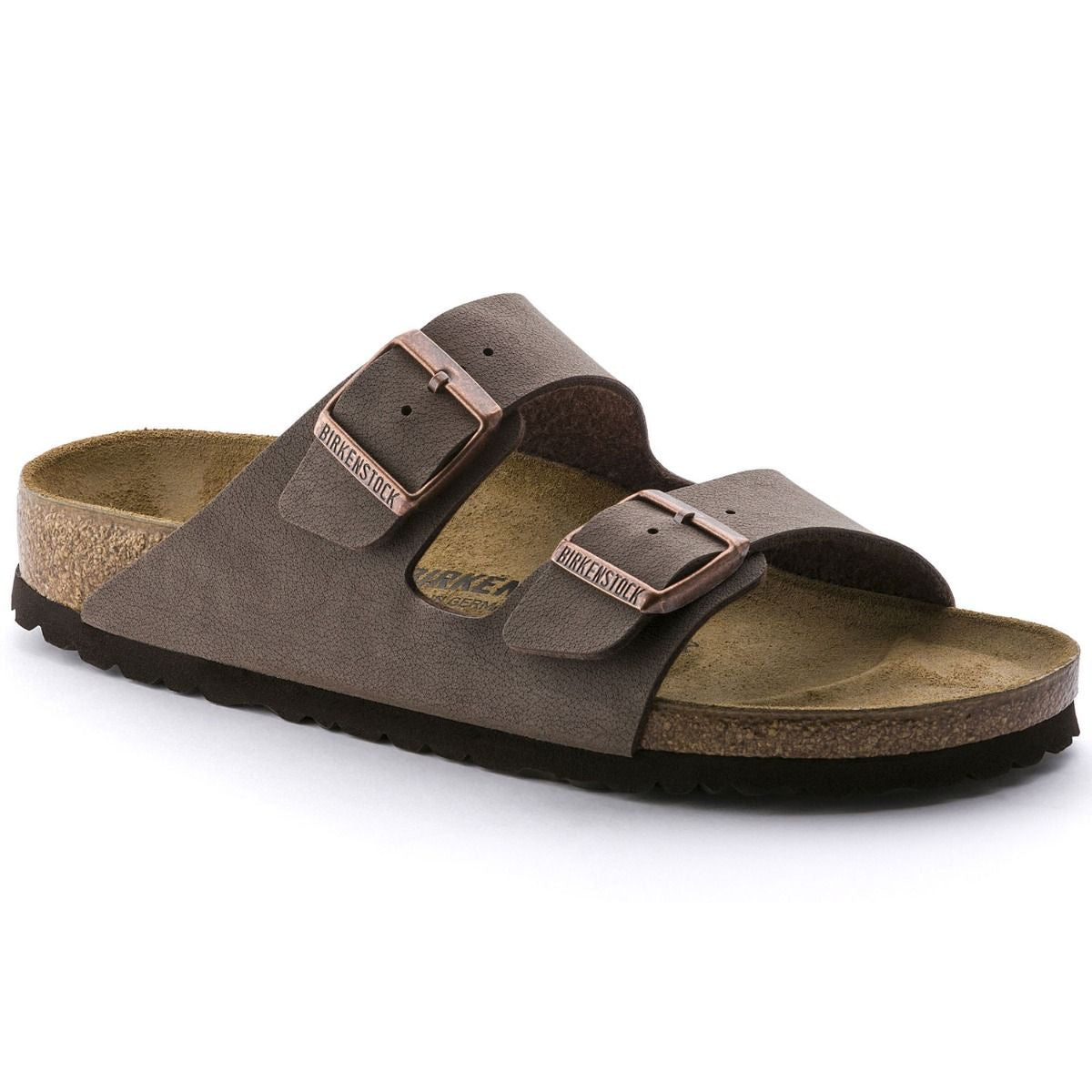 Birkenstock Arizona BirkiBuc Mocca  Natural Fit Footwear