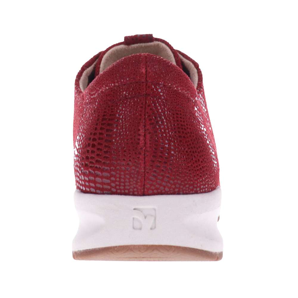 Athens Lace-Up Casual Sneaker - Cherry Lizard