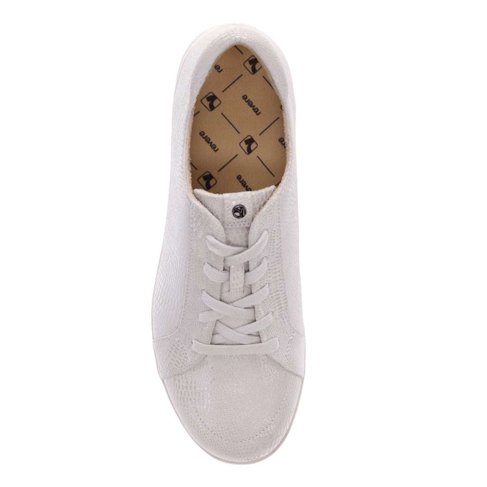 Athens Lace-Up Casual Sneaker - Oyster Lizard