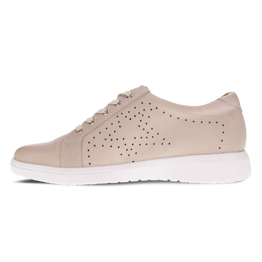 Basha Lace-Up Casual Sneaker - Beige