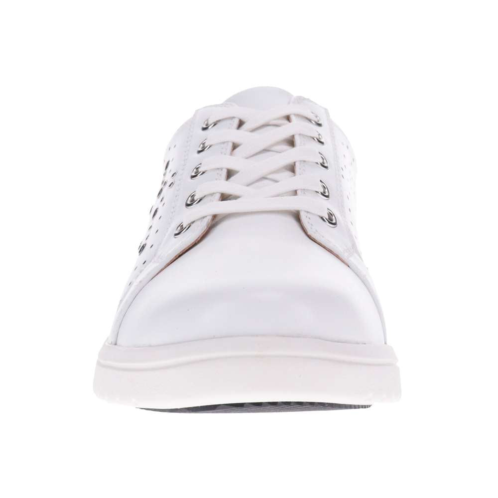 Basha Lace-Up Casual Sneaker - White