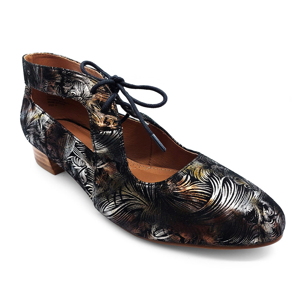 Bay Lane Women's Judo Black Print  Natural Fit Footwear