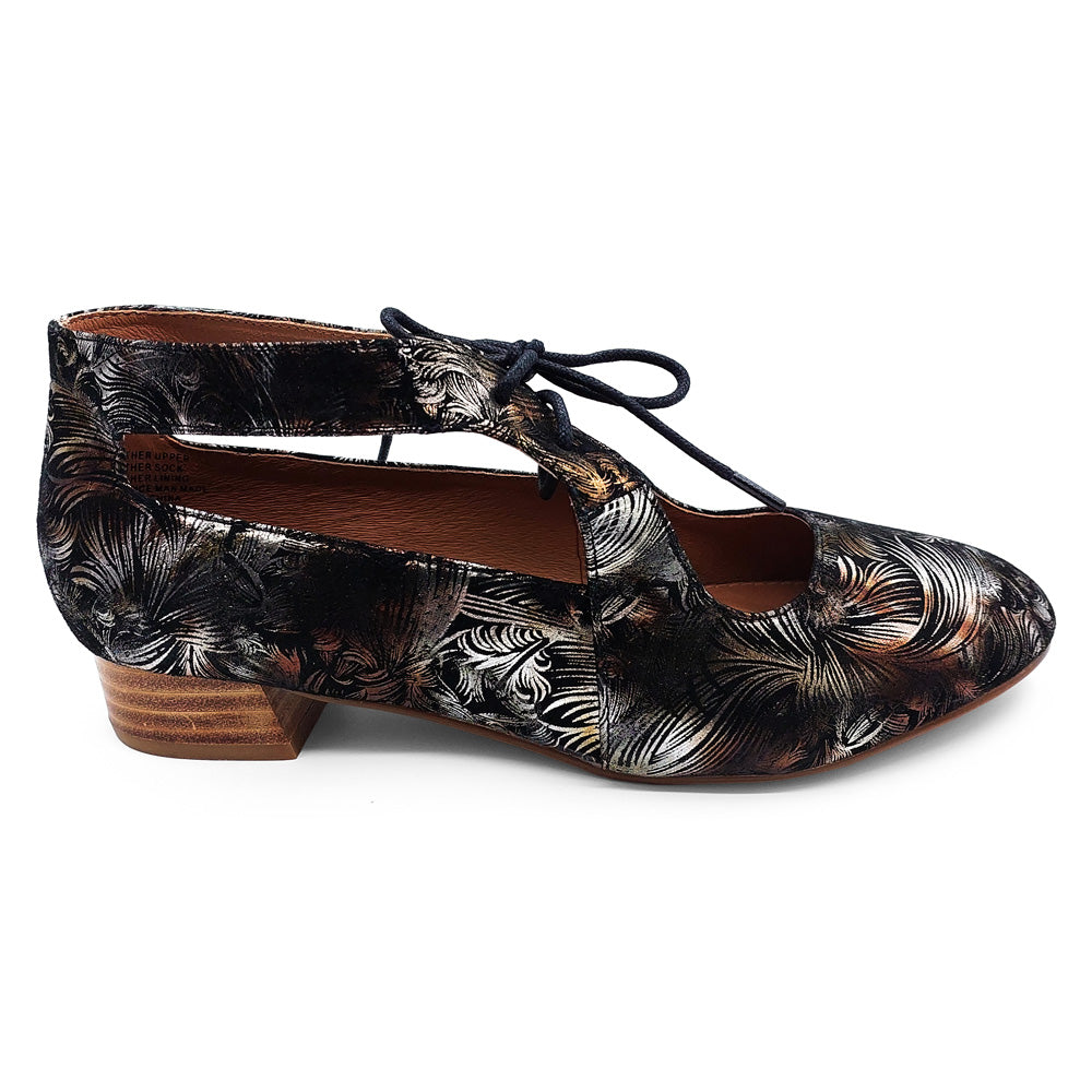 Bay Lane Women's Judo Black Print  Natural Fit Footwear