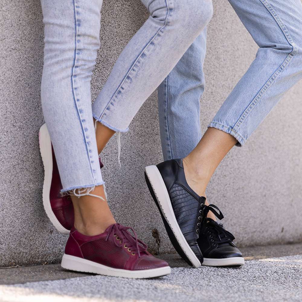 Belinda Lace-Up Casual Sneaker - Soft Gold Laser