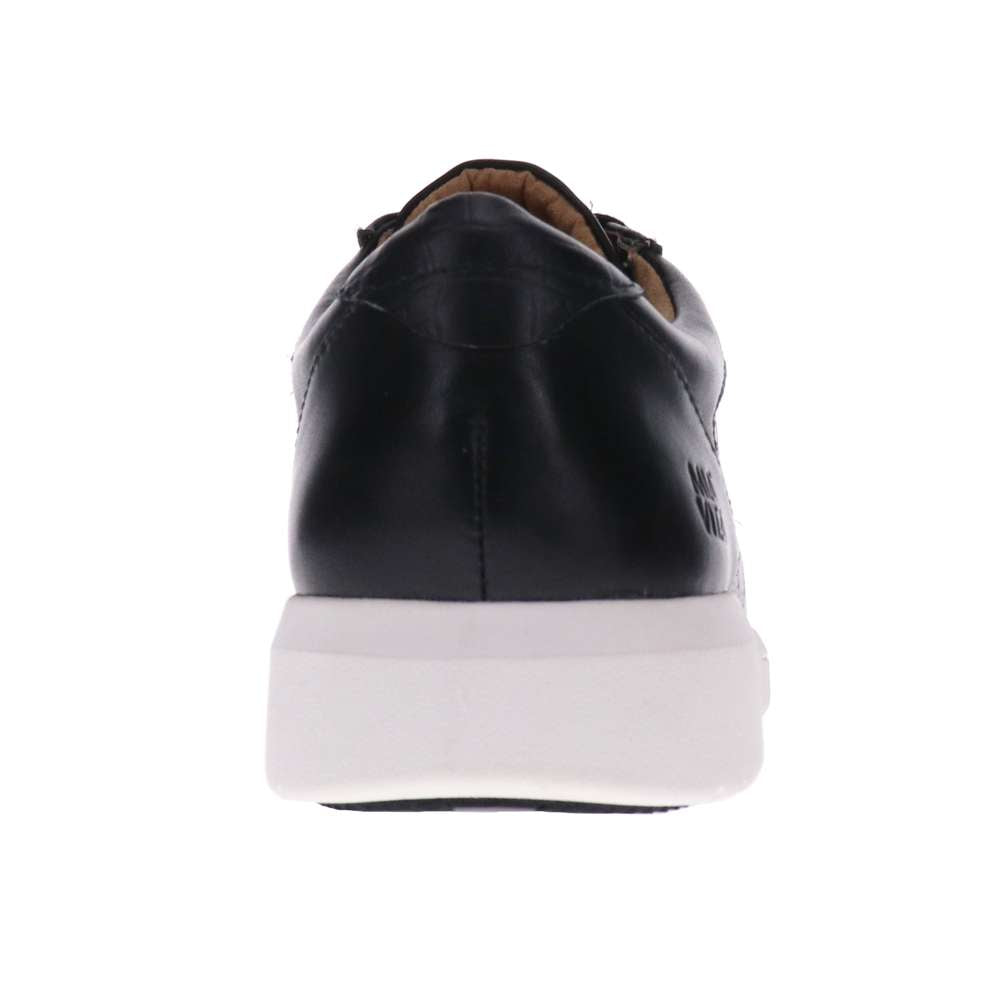 Belinda Lace-Up Casual Sneaker - Black Croc