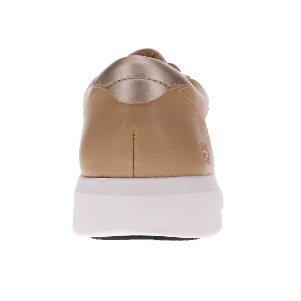 Belinda Lace-Up Casual Sneaker - Soft Gold Laser