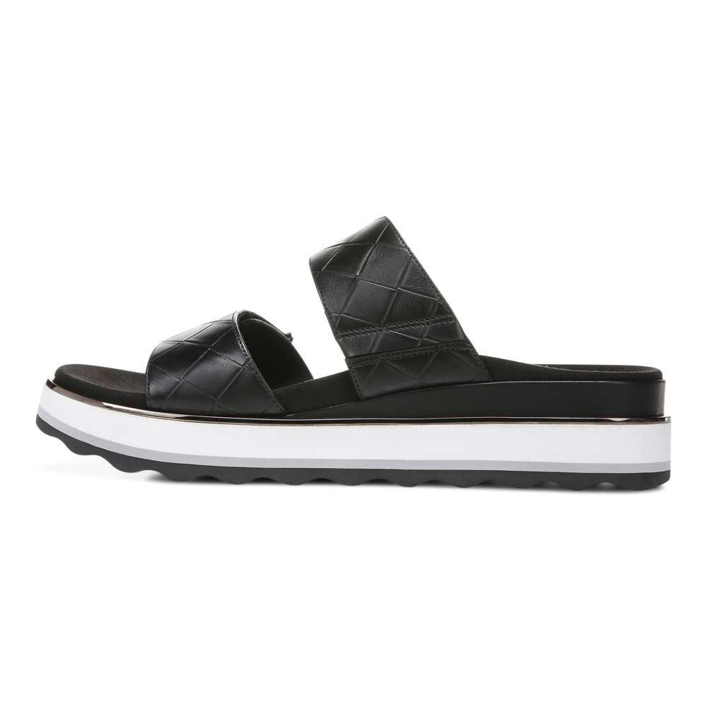 Brandie Flatform Slide - Black