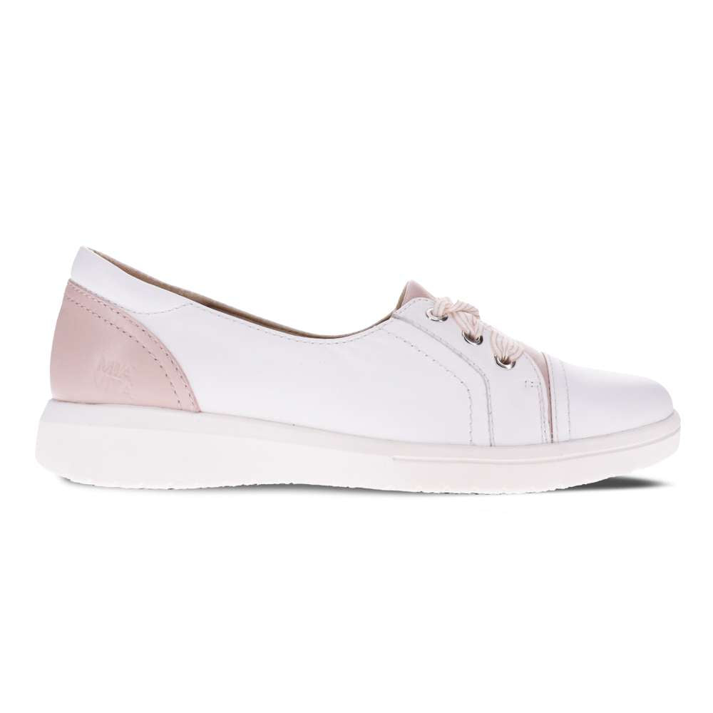 Bridgette Slip-On Casual Sneaker - White/Blush