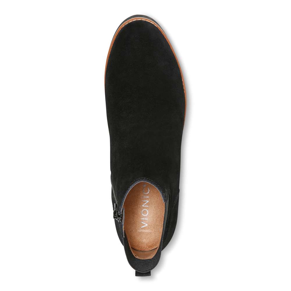Brionie Chelsea Boot - Black Suede