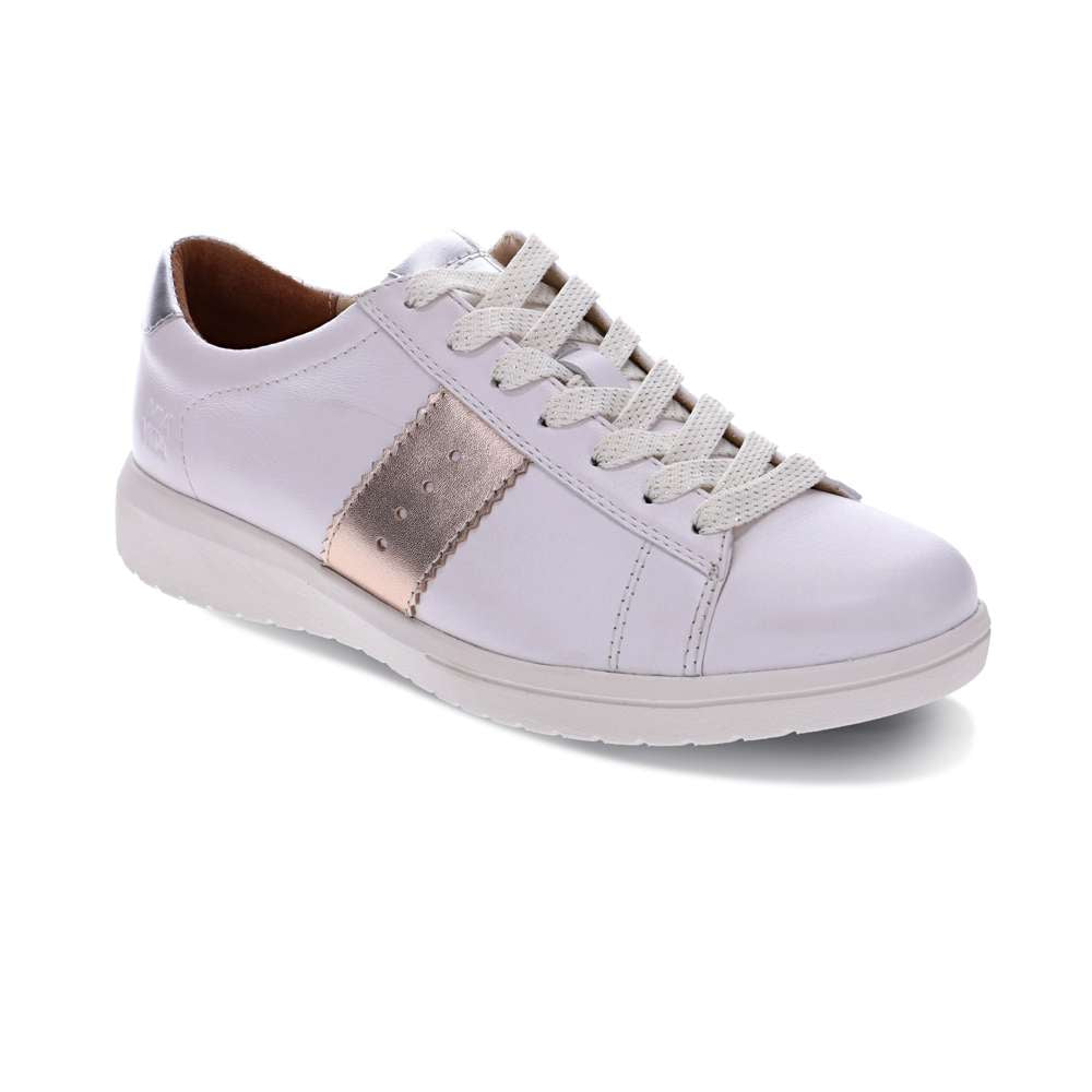 Brooklyn Lace-Up Casual Sneaker - White
