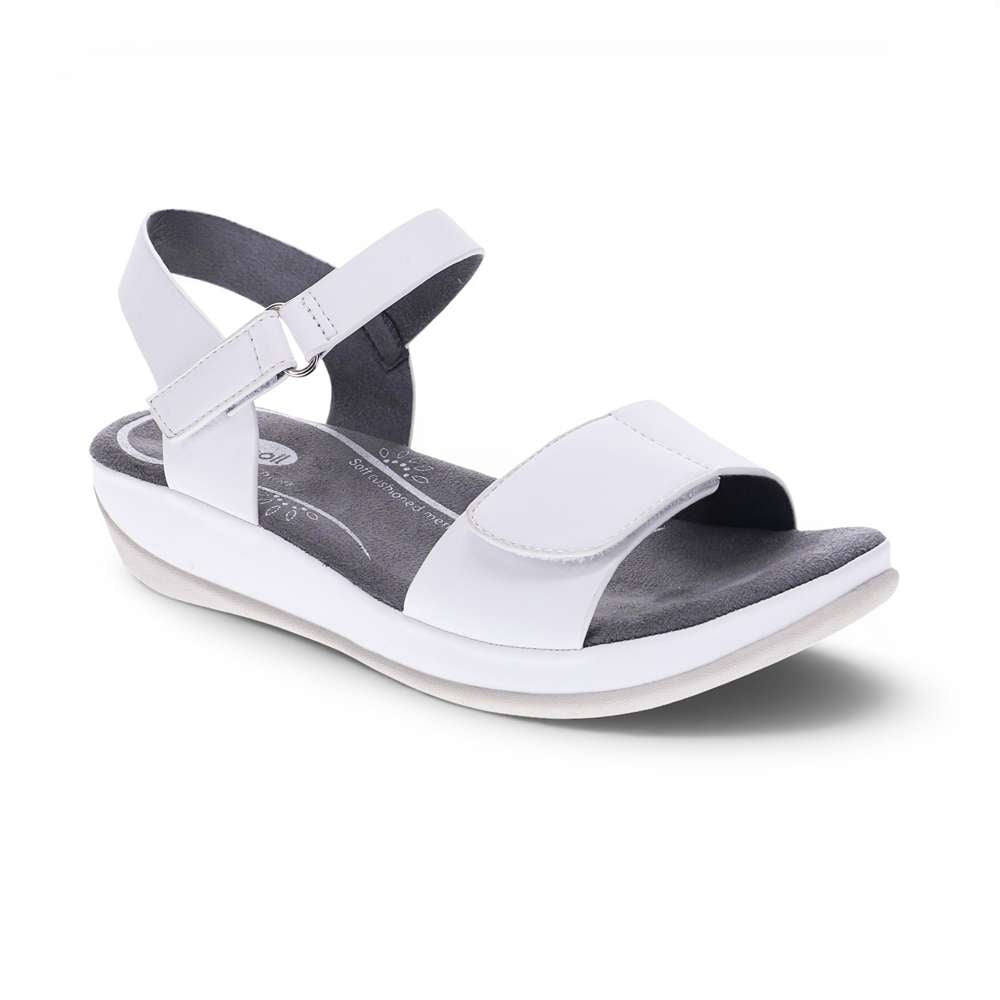 Carly Sandal - White