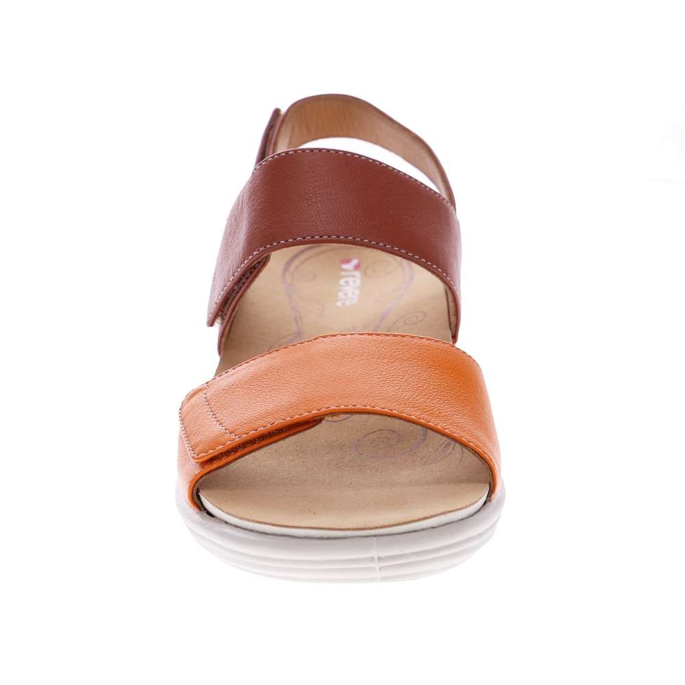Como Adjustable Slingback Sandal - Rustic Orange