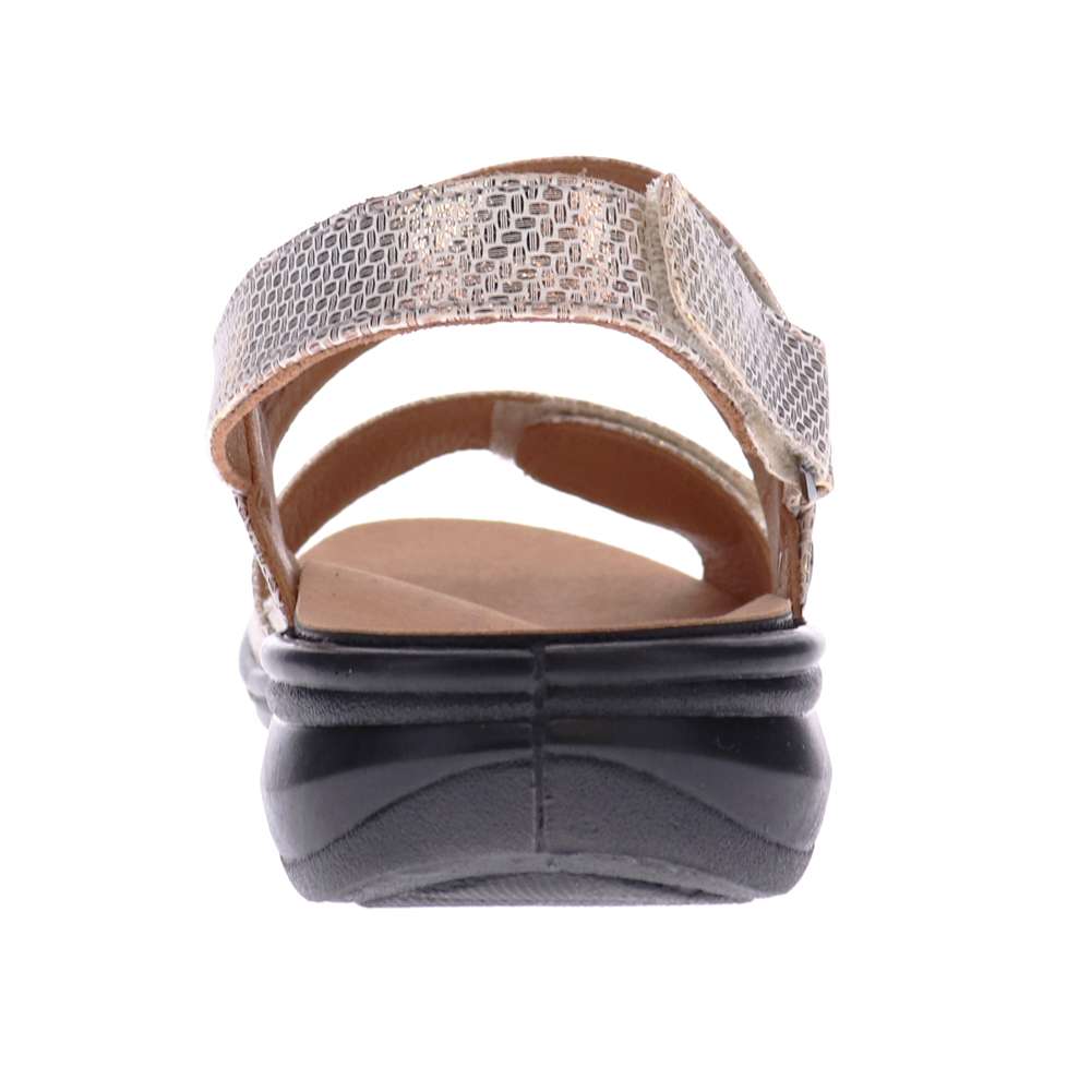 Como Adjustable Slingback Sandal - Metallic Interest
