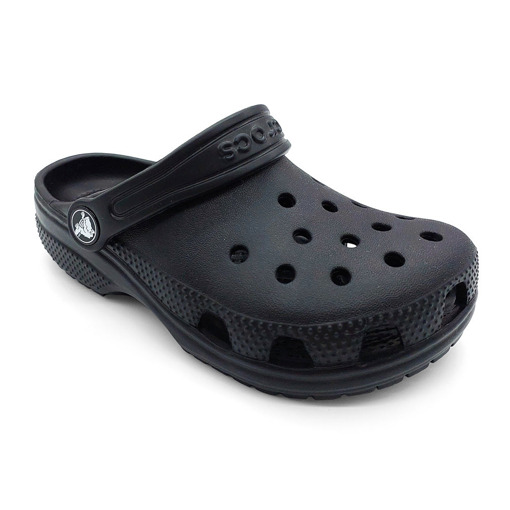 Crocs Kids 206991-001 Classic Clog Black Natural Fit Footwear