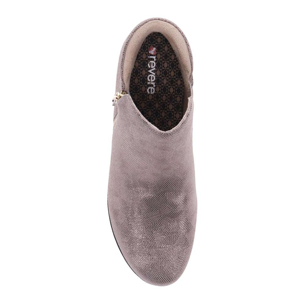 Damascus Wedged Boot - Champagne Angle