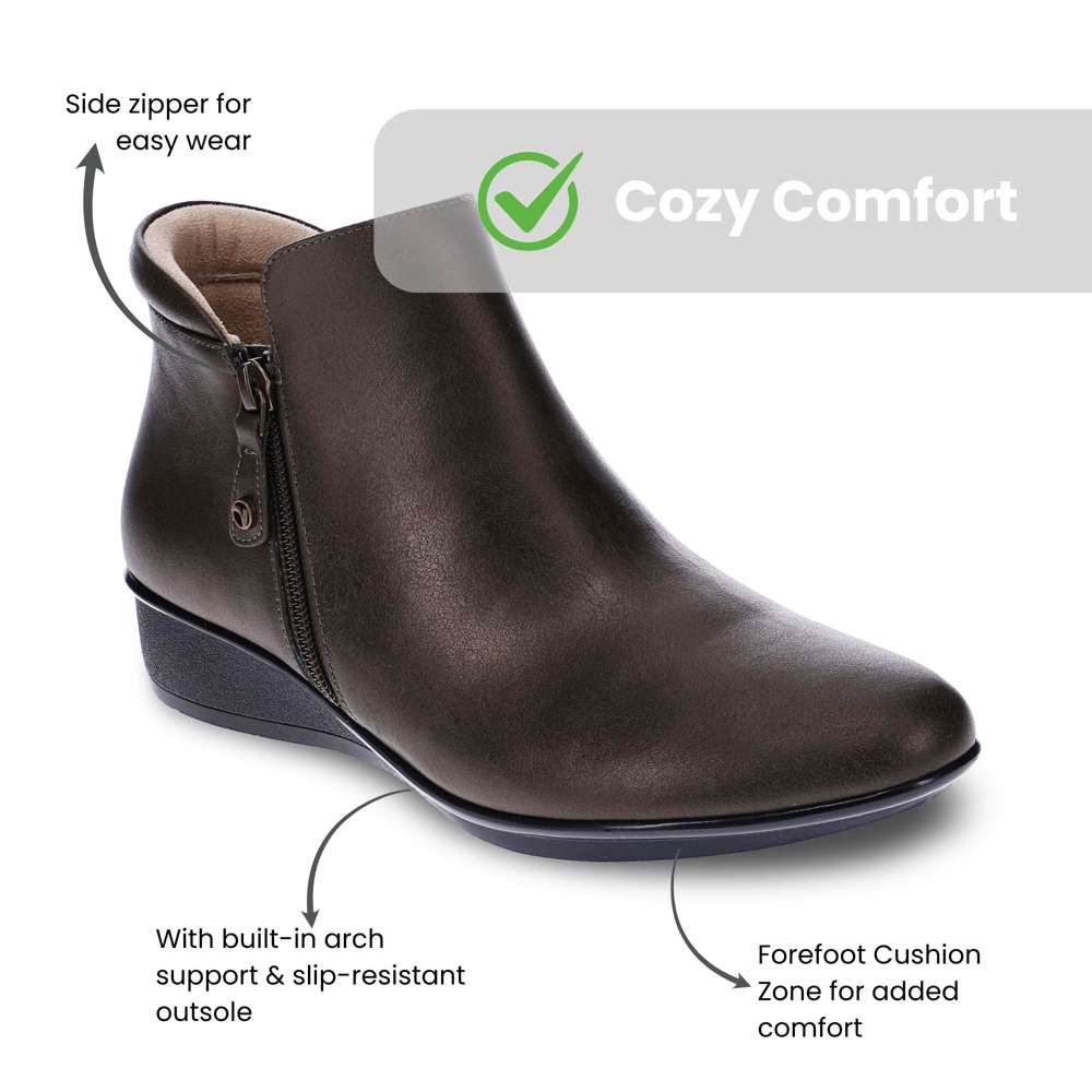 Damascus Wedged Boot - Khaki