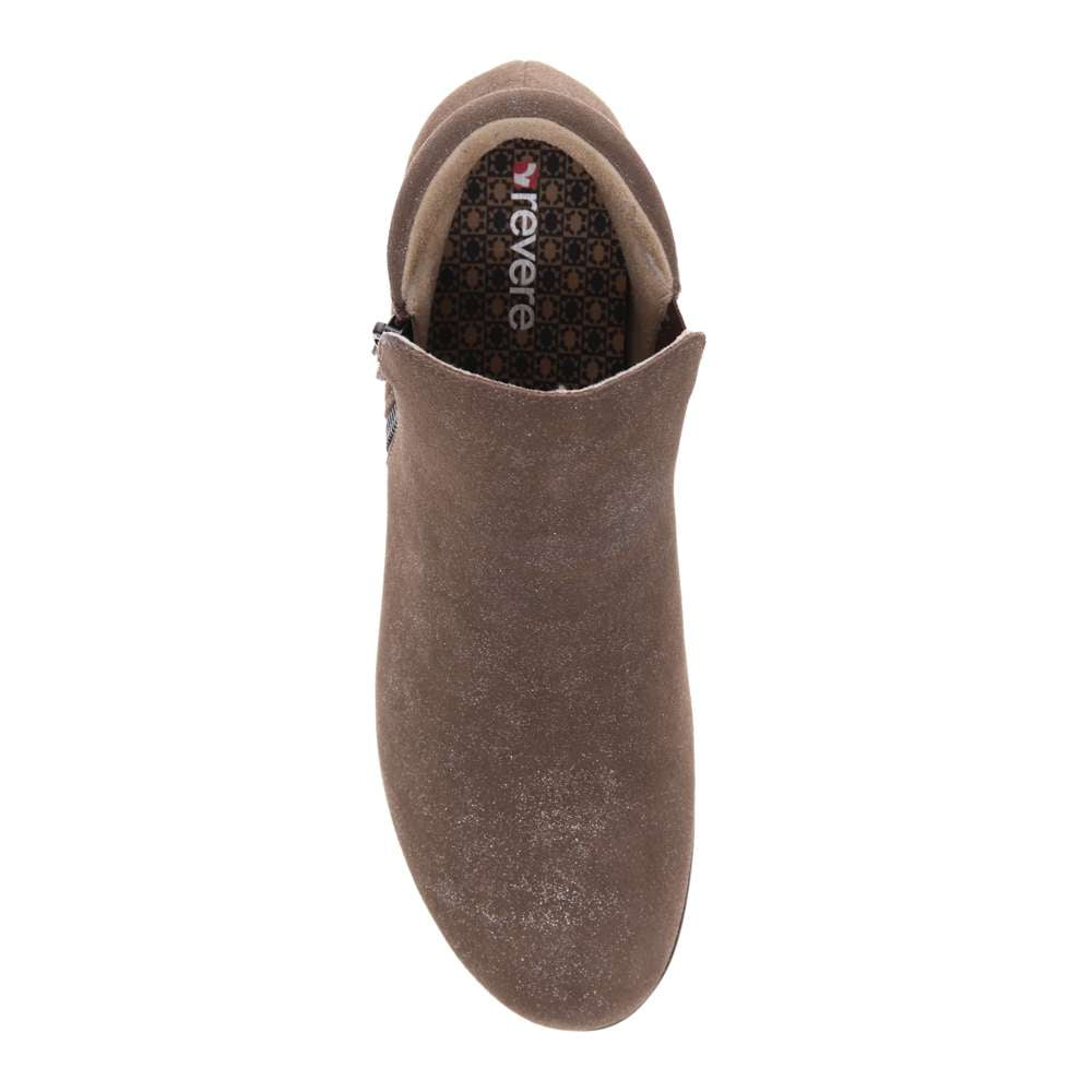 Damascus Wedged Boot - Rusty Metallic