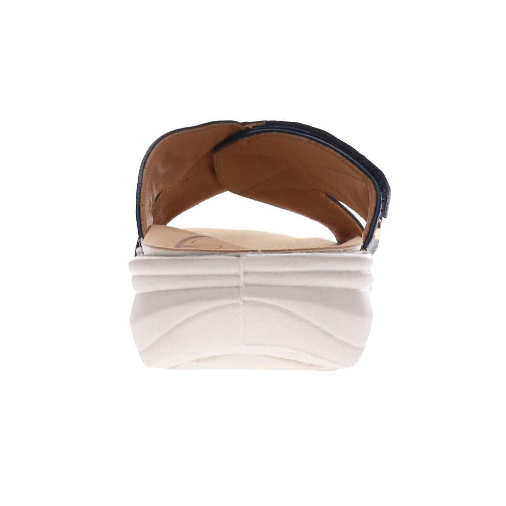 Denia Slide - Blue French