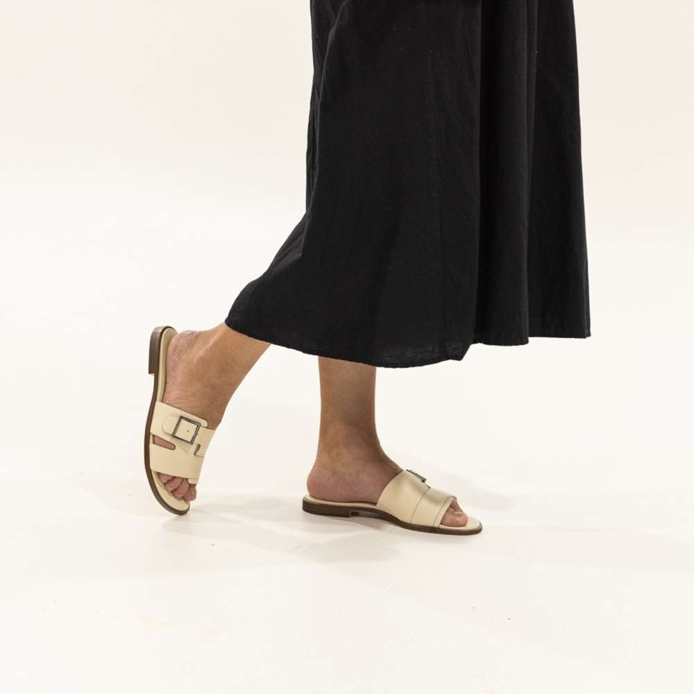 Faryn Slide - Pale Ivory