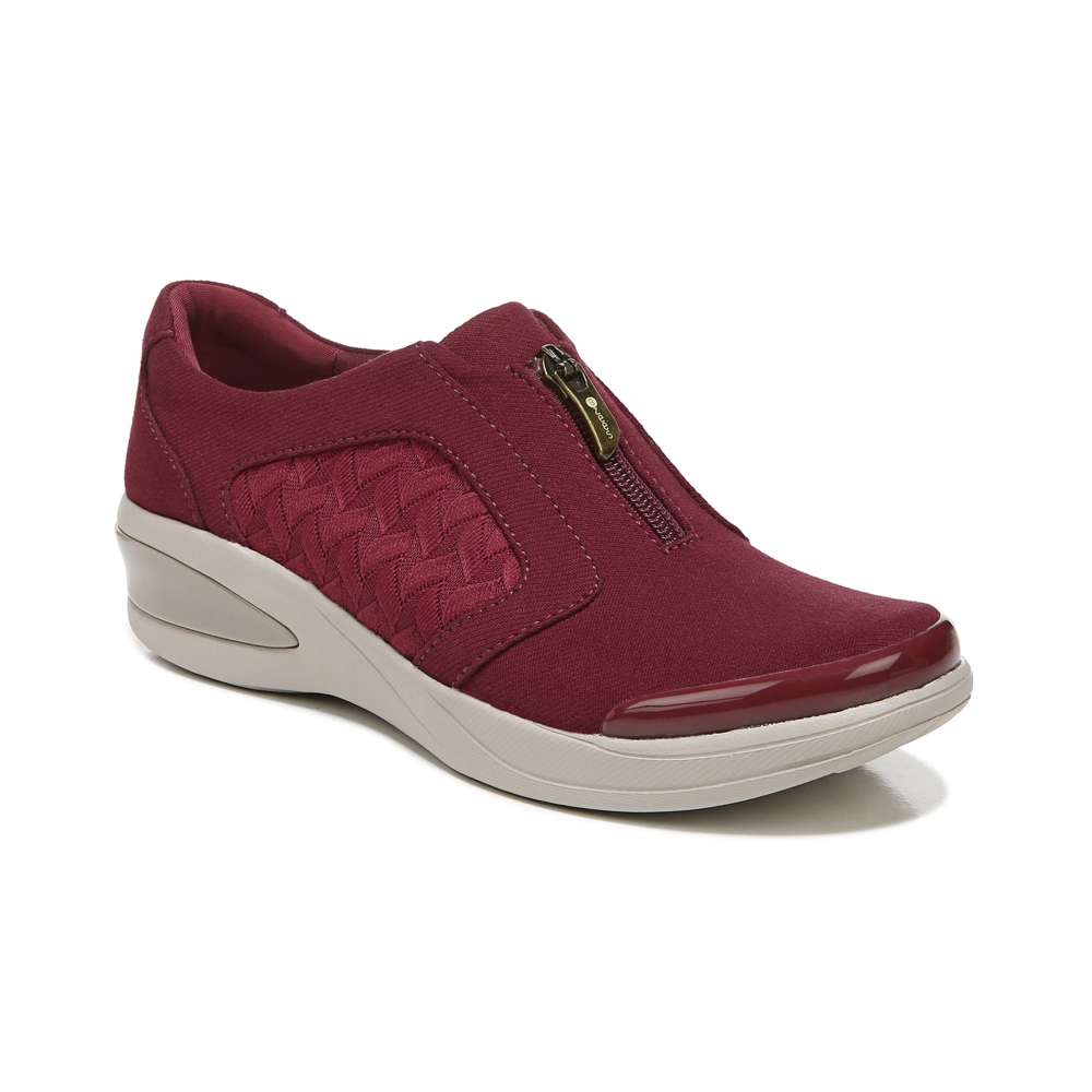 Florence Slip-On Casual Sneaker - Brick Red