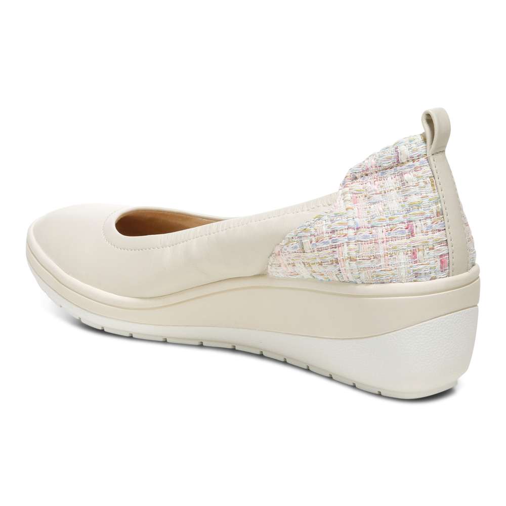 Jacey Wedge - Cream