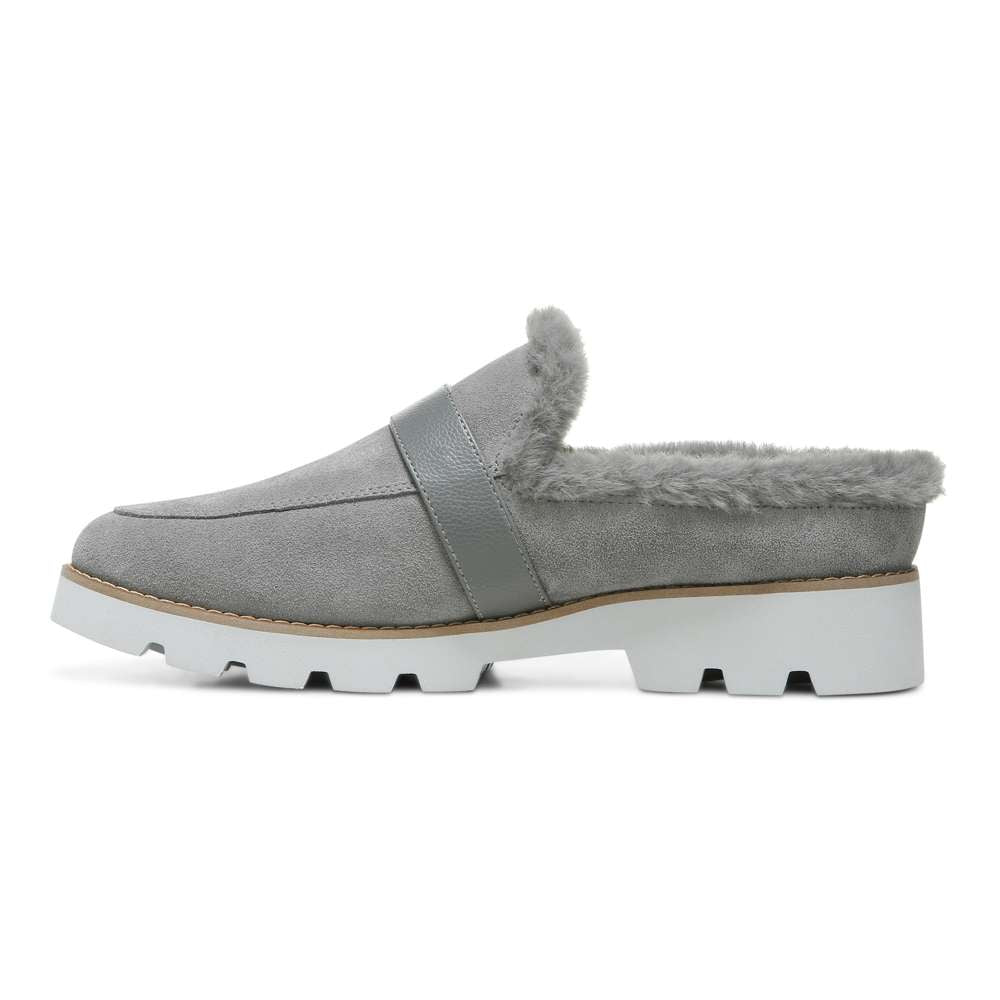 Kailen Mule - Charcoal Suede