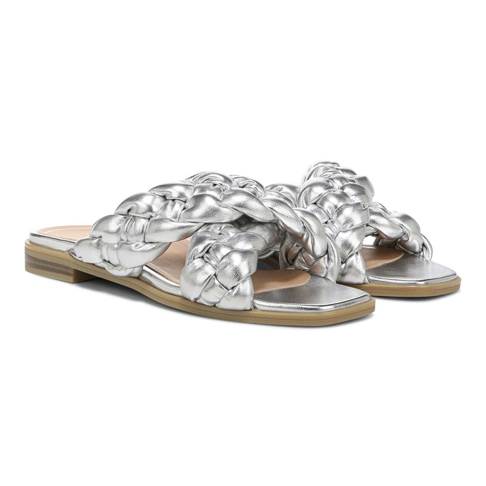 Kalina Slide - Silver Metallic