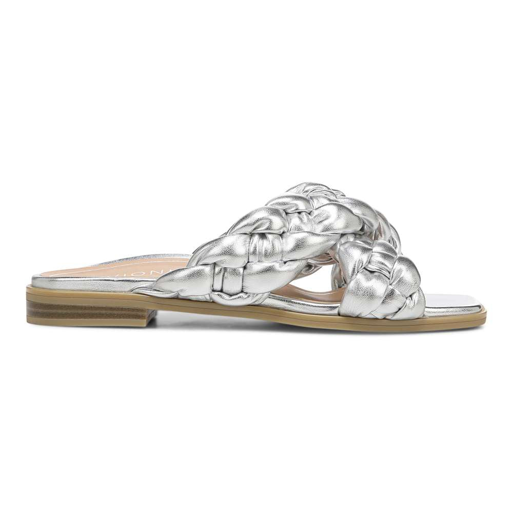 Kalina Slide - Silver Metallic