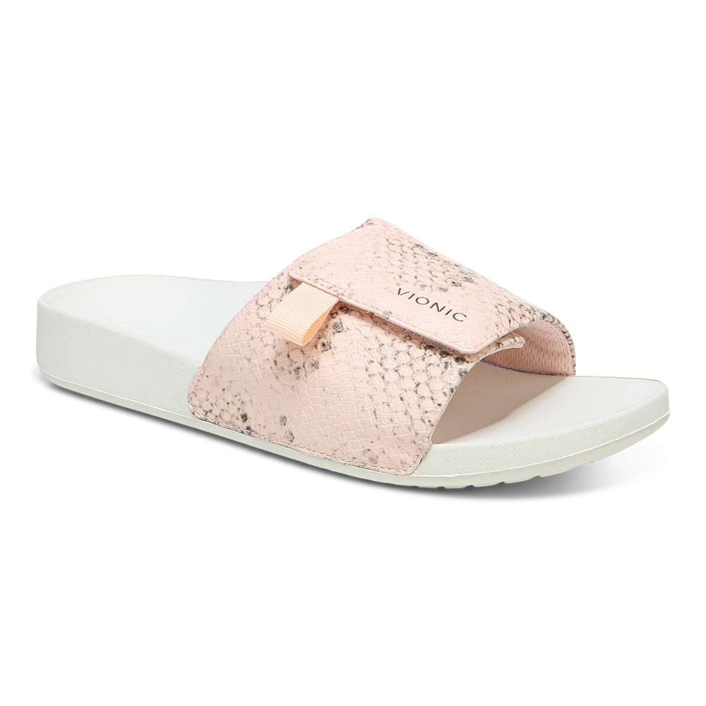 Keira Slide - Pale Blush Snake