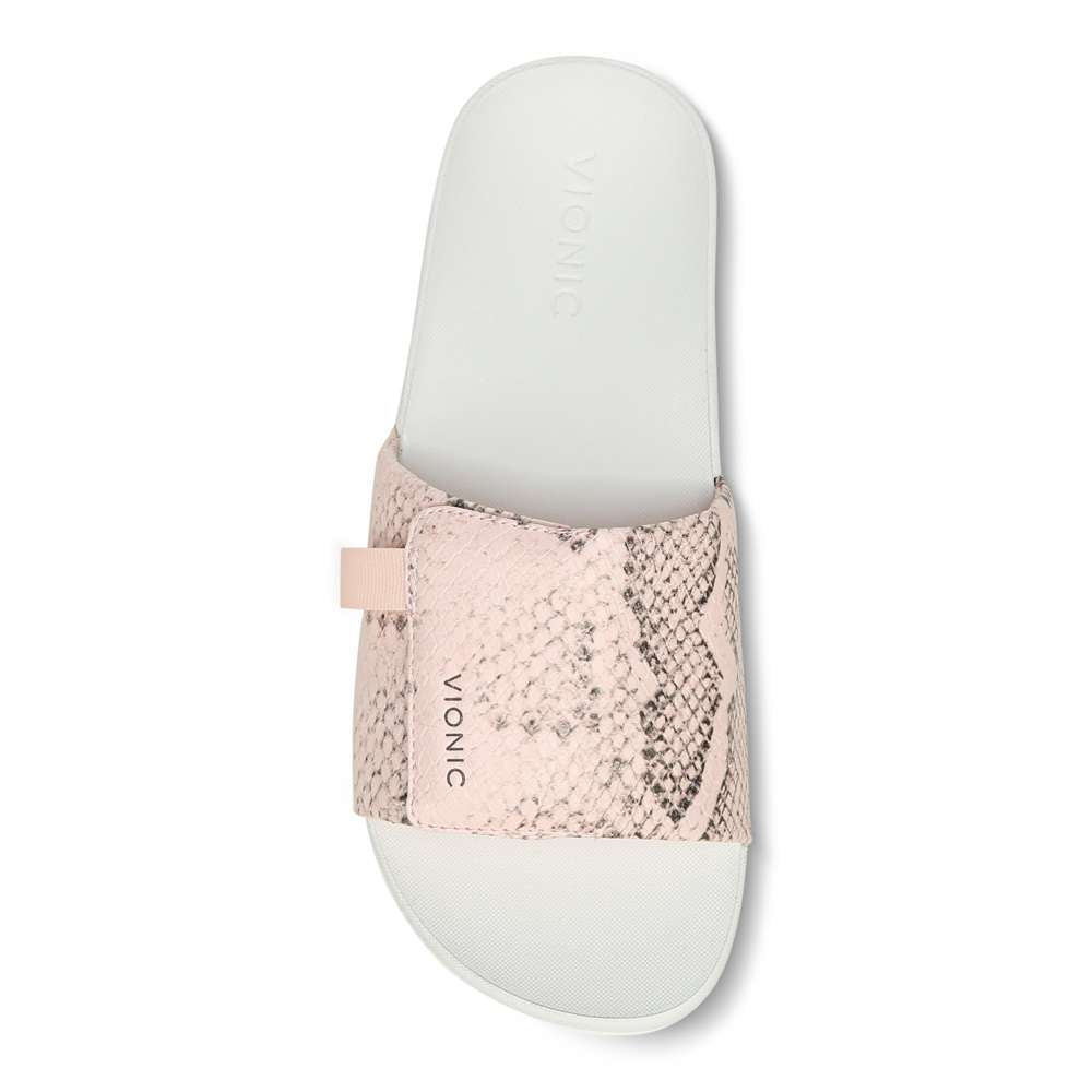 Keira Slide - Pale Blush Snake
