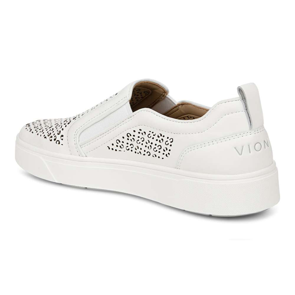Kimmie Perf Slip-On Casual Sneaker - White