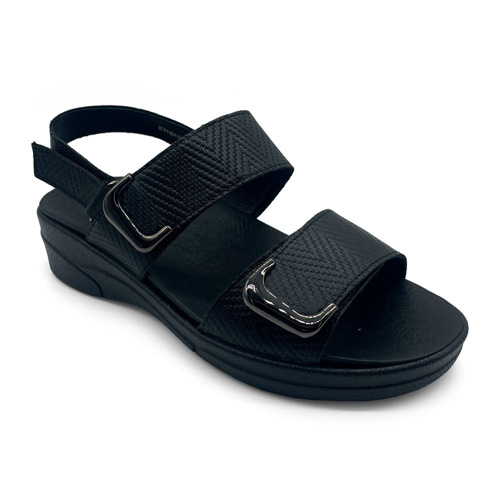 Klouds Women's Elegance Luxe Black  Natural Fit Footwear