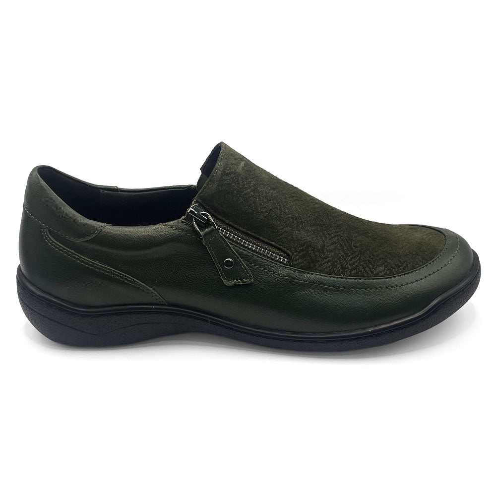 Klouds Women's Pristine Forest Green  Natural Fit Footwear