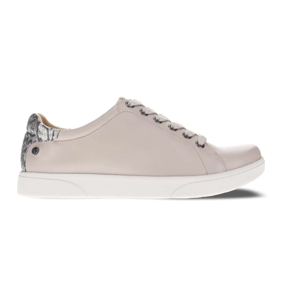 Limoges Lace-Up Casual Sneaker - Pebble/Silver Safari
