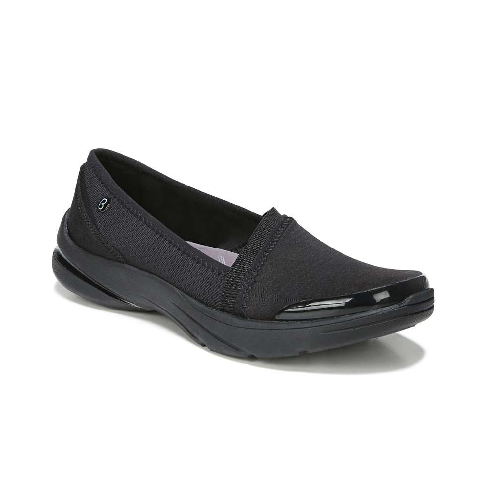 Lollipop Slip-On Casual Sneaker - Black Knit