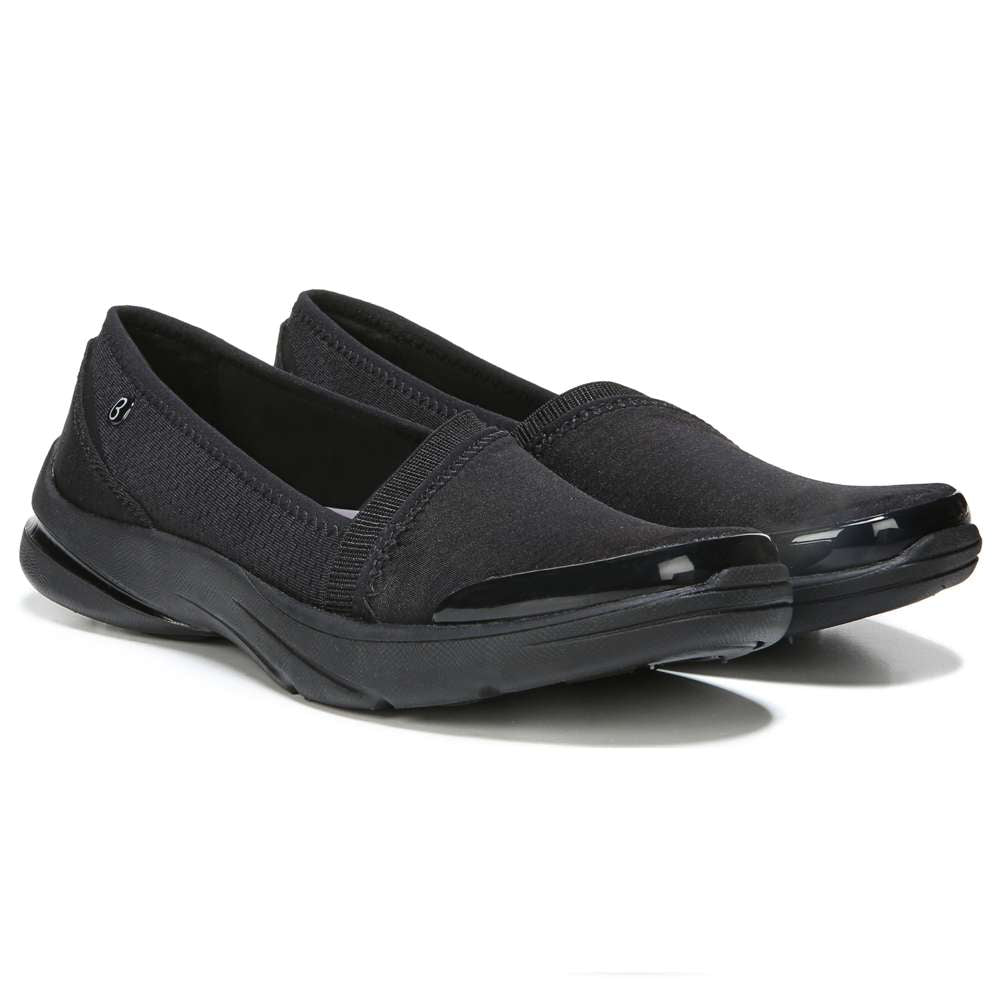 Lollipop Slip-On Casual Sneaker - Black Knit