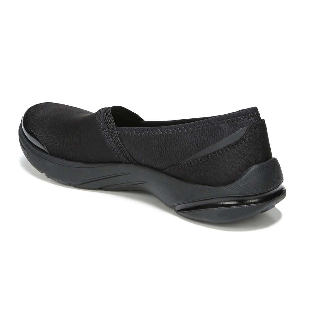 Lollipop Slip-On Casual Sneaker - Black Knit