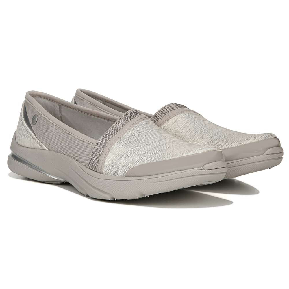 Lollipop Slip-On Casual Sneaker - White/Gold Shimmer