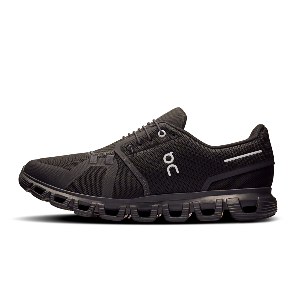 On Running Men's Cloud 6 All Black Natural Fit Footwear