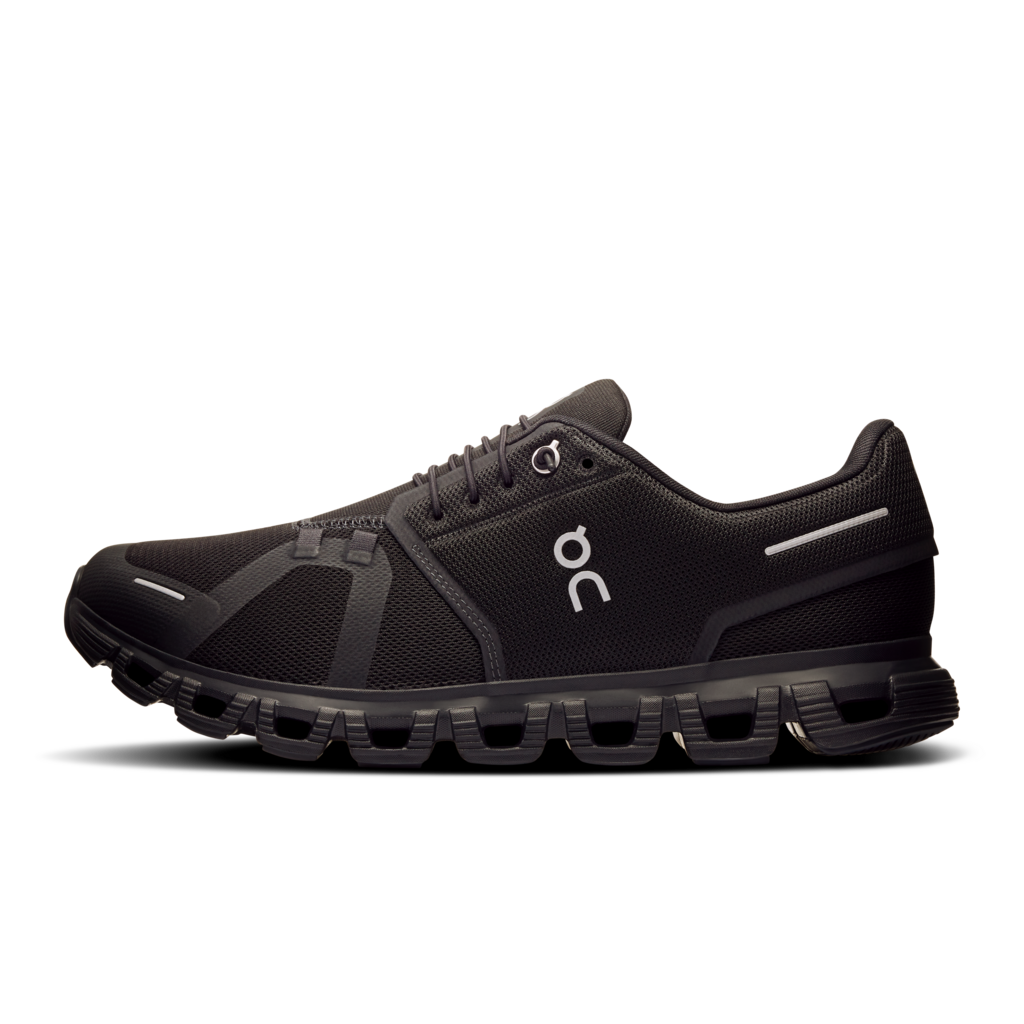 On Running Men's Cloud 6 All Black Natural Fit Footwear