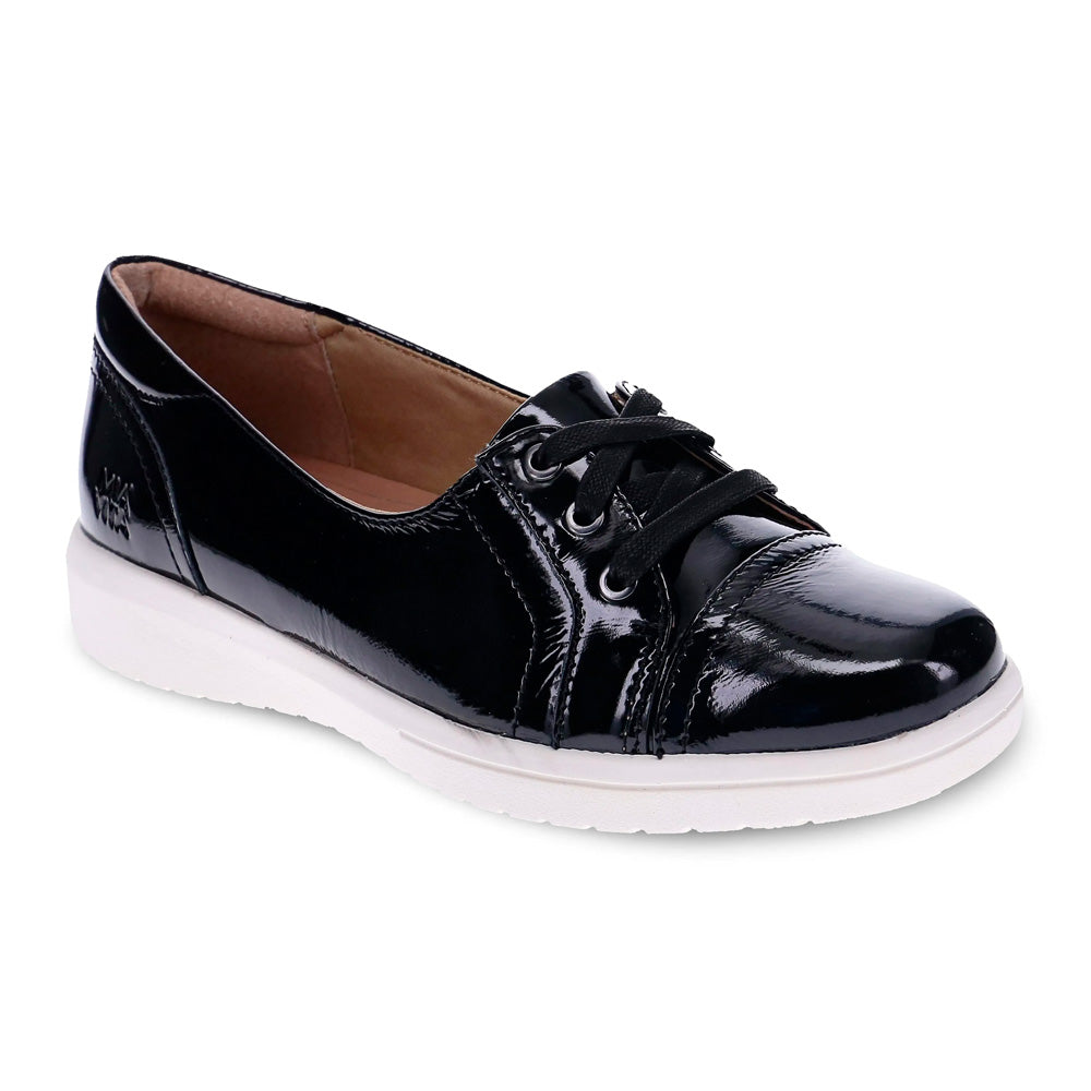 Mia Vita Women's Bridgette II Black Patent