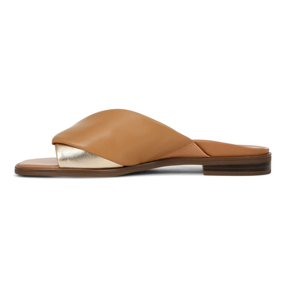 Miramar Slide - Camel/Gold