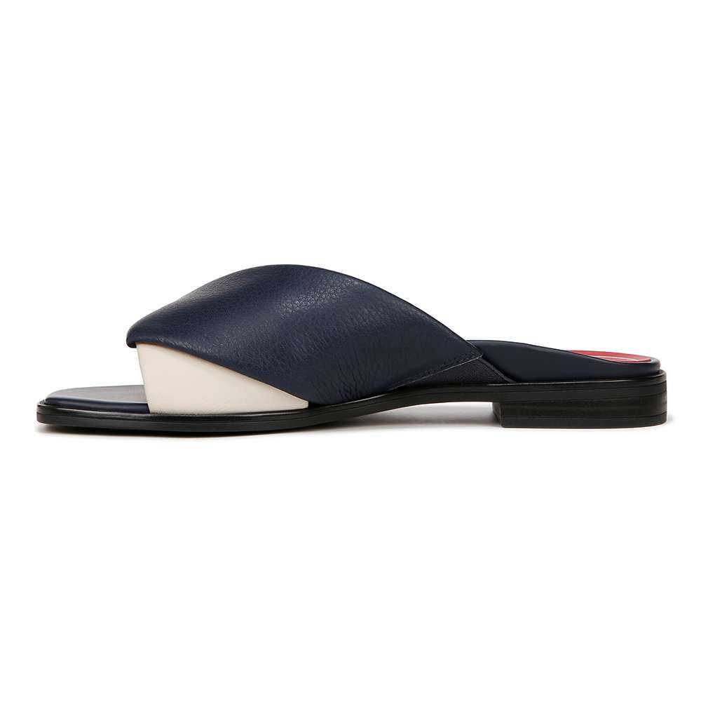 Miramar Slide - Navy/Cream