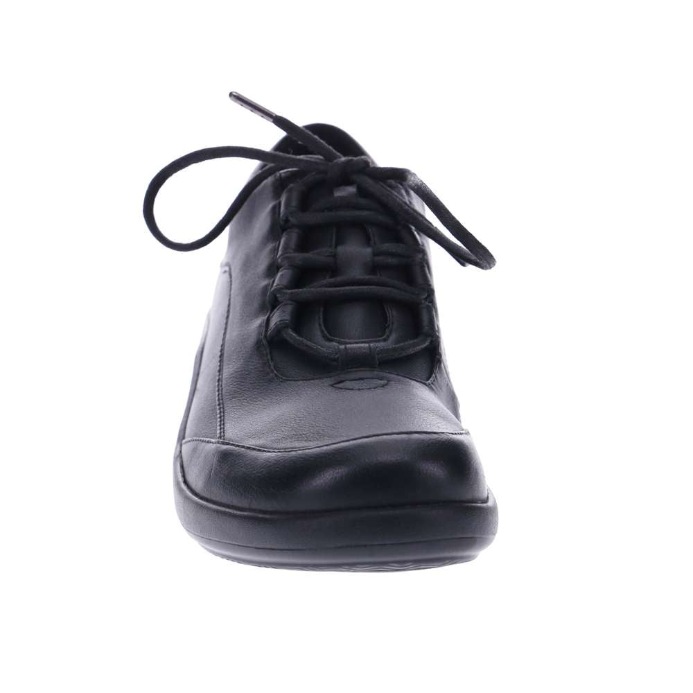 Alberta Lace-Up Casual Sneaker - Black French