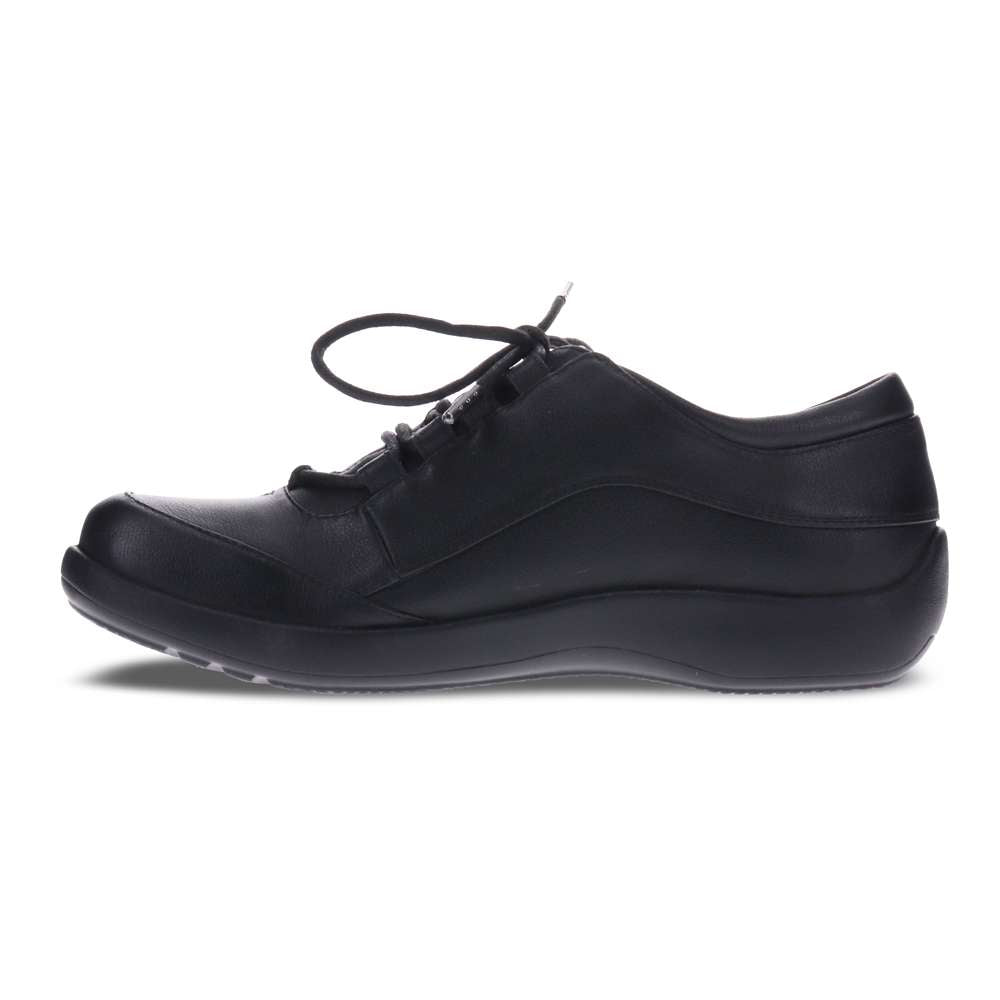 Alberta Lace-Up Casual Sneaker - Black French