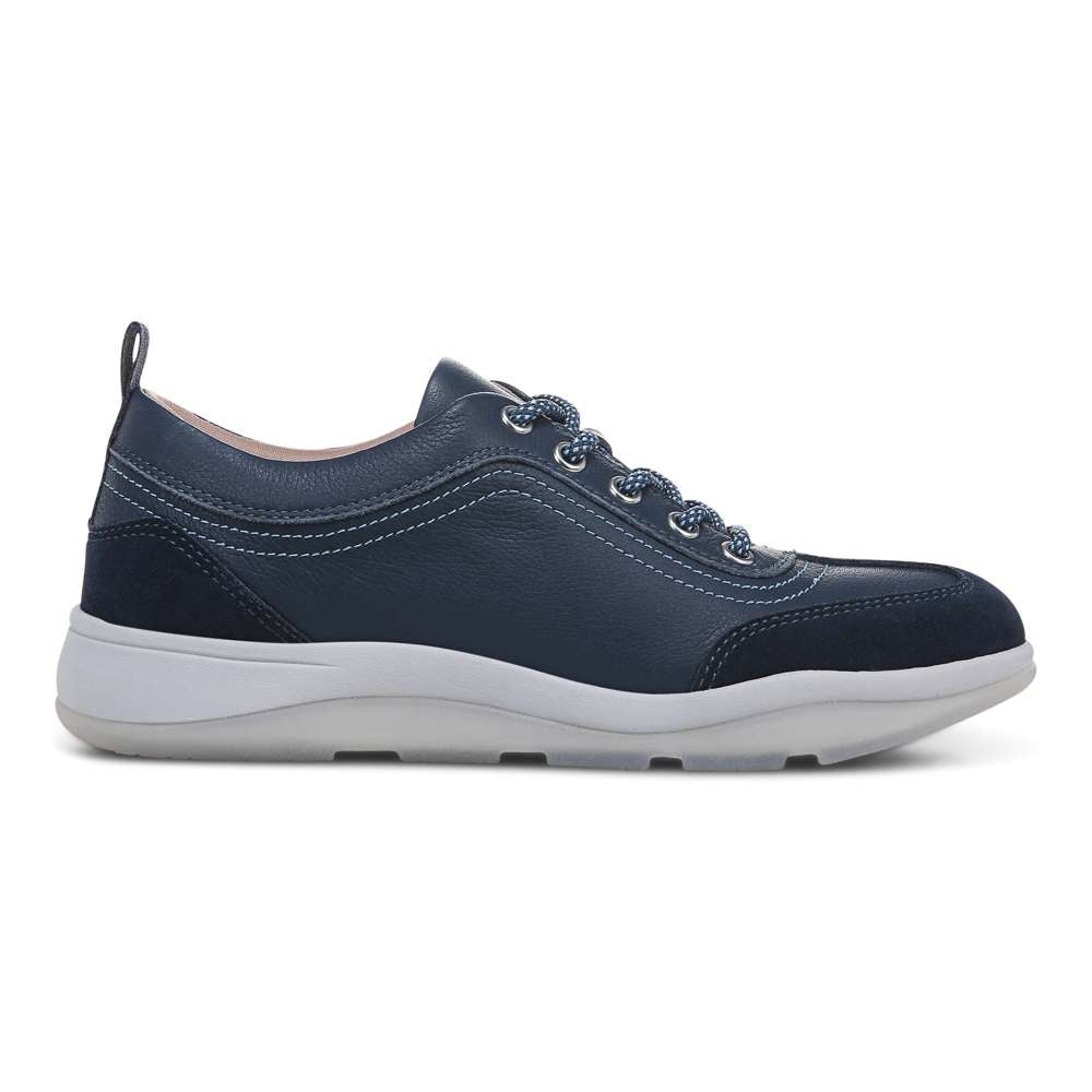 Nyla Lace-Up Casual Sneaker - Navy