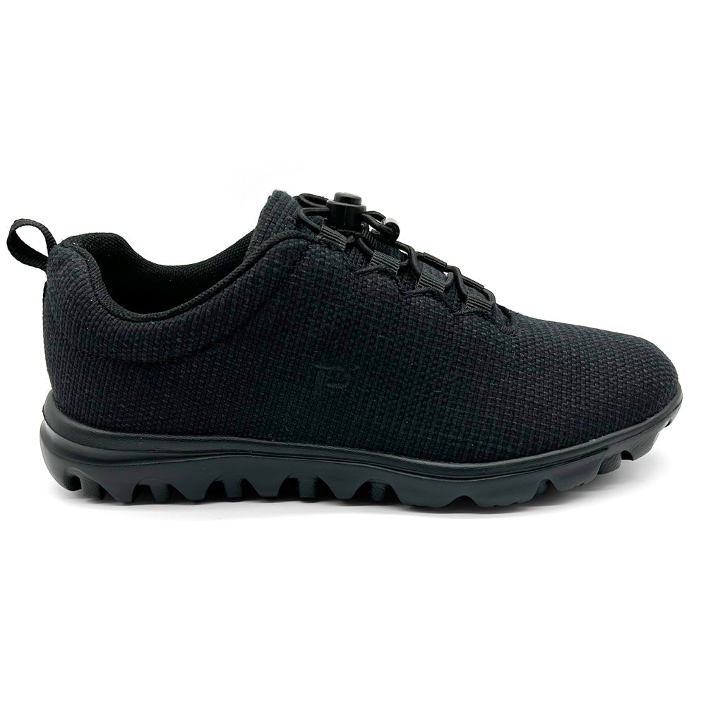 Propet Women's TravelFit Waterproof Triple Black  Natural Fit Footwear