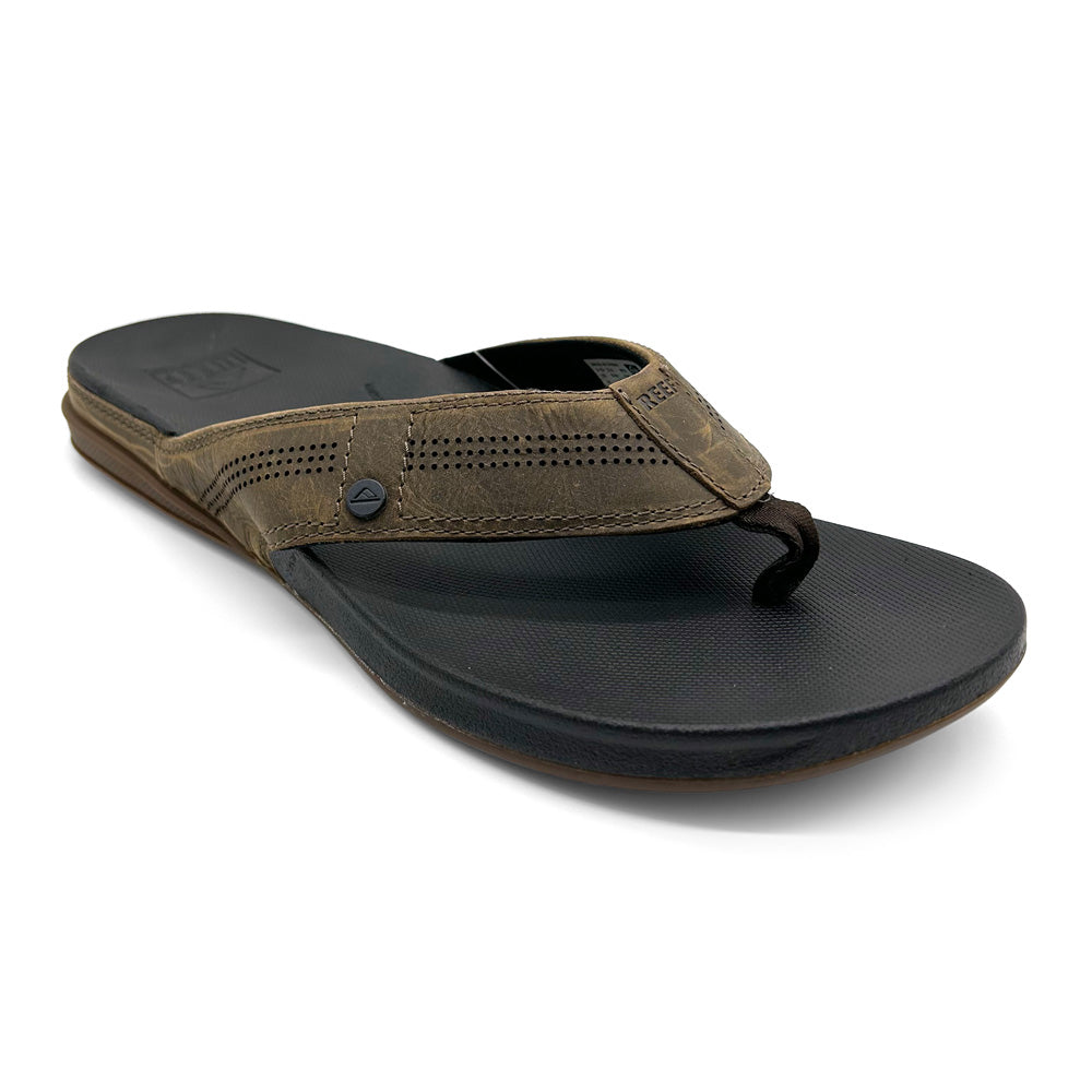 Reef Men's CI4004 Cushion Lux Tan Black  Natural Fit Footwear