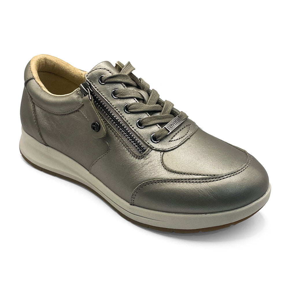 Revere Women's Boston Medium Slate Natural Fit Footwear