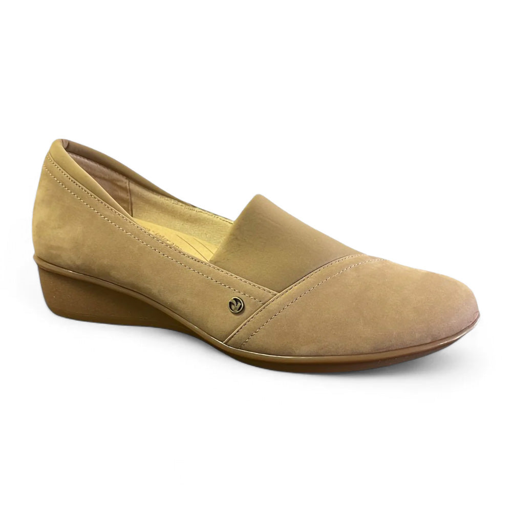 Revere Women's Naples Toffee Nubuck Natural Fit Footwear